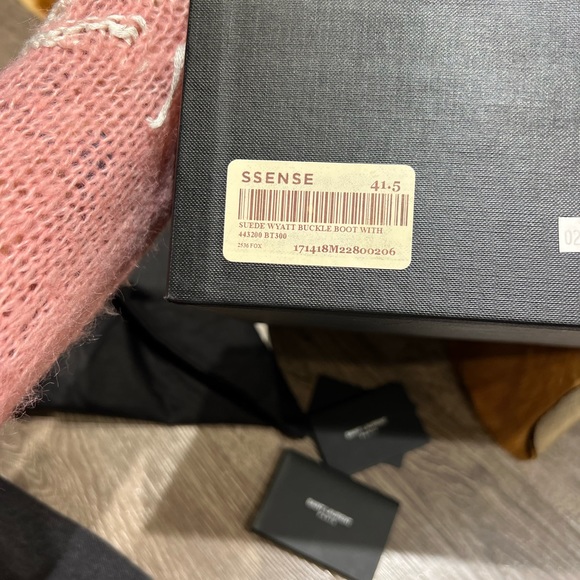 Men’s Yves Saint Laurent Wyatt Jodphur boot in Suede, size UK 41.5 (US 8.5) - Picture 3 of 5